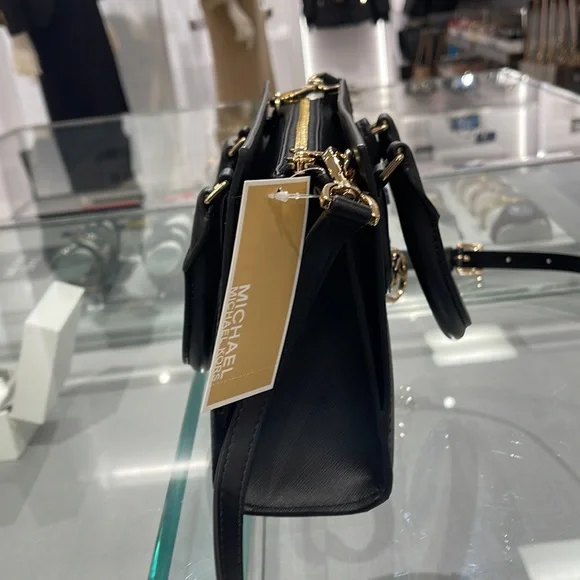 Michael Kors Sheila Small Center Zip Satchel Shoulder Crossbody Bag Non Leather - Picture 4 of 16